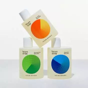 Природа Республика хо:urs гель для душа 300мл (3 варианта) Morning Moss