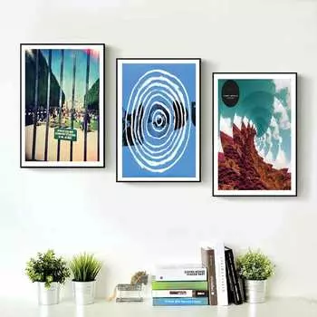 Приручить Импалу психоделический рок-музыка искусство шелковый плакат украшение из ткани настенные картины подарок на заказ 21cm30cm NoFrame