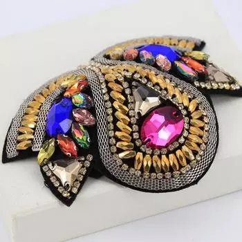 Прищепка для одежды, изысканное украшение, устойчивый к ржавчине, стильный декоративный сценический костюм, украшение на эполет, шарф разноцветный