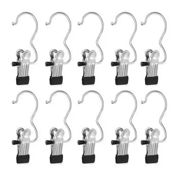 Прищепки для одежды Удобные, широко применяемые, легко носить с собой, в шкафу, для хранения носков, полотенец, подвесной зажим, ежедневное использование серебряный