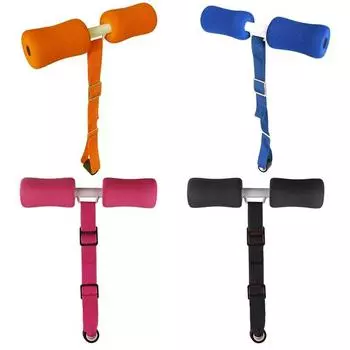 Приседания на двери кровати, перекладина для приседаний с поддержкой, держатель для ног, вспомогательное устройство для скручиваний None чёрный