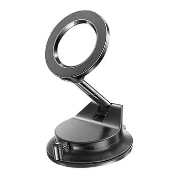 Присоска Держатель для телефона, Вакуумный Магнитный Держатель для телефона, Регулируемый на 360°, Складной Держатель для телефона на присоске Для автомобилей Грузовиков Аксессуары Лодок One Size