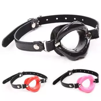 Присоска для члена Кляп для рта Эротические игрушки Секс-губы Оральный секс Кляп Бондаж Ограничения Фетиш Раб Секс-игрушки для взрослых