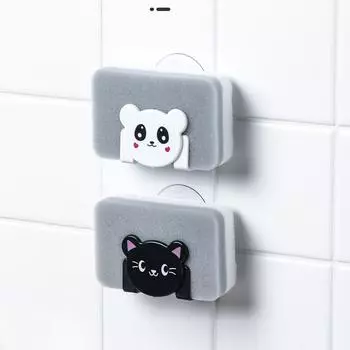 Присоска для держателя губки для раковины, полка для слива губки, вешалка для хранения на кухне, бесплатная кухонная утварь, тряпка для раковины, полка для хранения полотенец