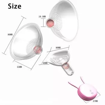 Присоска для сосков, вибратор, лизание языка, присоски для сосков, вибратор, электрический молокоотсос, массажер для увеличения груди, секс-игрушка для женщин