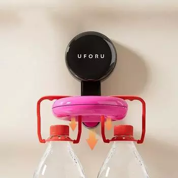 Присоска кронштейн для хранения фена без продавливания прочная несущая стойка для ванной и туалета для хранения фена домашний декор чёрный