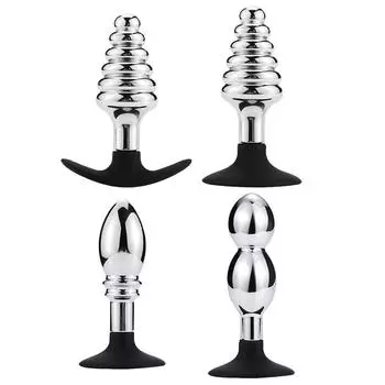 Присоска металлическая анальная пробка лодка кошка база мужчины и женщины секс-продукт взрослые игрушки задний двор сексуальная хризантема мастурбация RY-134-Boat Cat