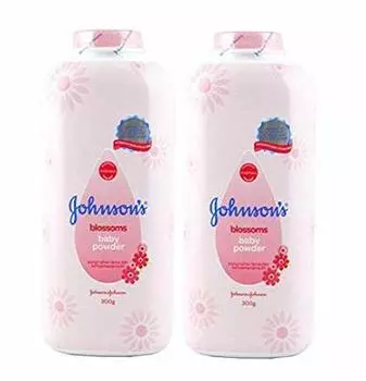 Присыпка Johnson Baby 300 г x 2 бутылочки набор [Johnson] (цветочный аромат)