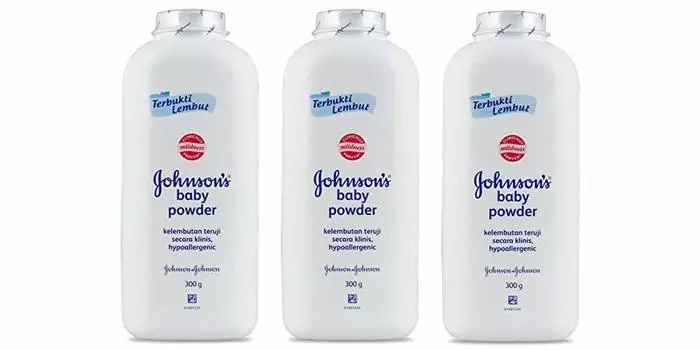 Присыпка Johnson Baby 300 г x 3 бутылочки набор [Johnson] (легкий аромат)