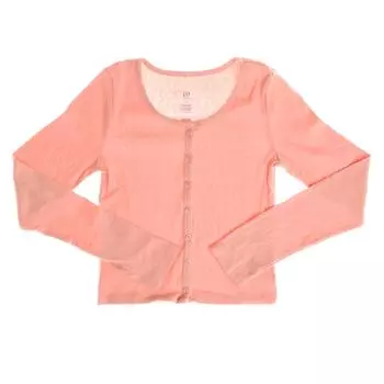 Приталенный кардиган 726621 девочка 10 AOS розовый