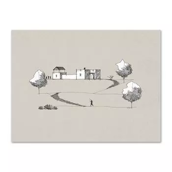 Притча о блудном сыне, Лука 15.:11-32 Картина на холсте Иисус Христианская вера Картина на холсте Библейские эскизы Иисус любит тебя Декор 21x30cm No Frame
