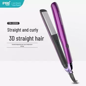 «Pritech 2059 — щипцы для выпрямления и завивки волос двойного назначения с регулируемой температурой» белый