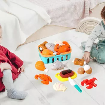 Притворитесь, что нарезаете еду, забавные развивающие игры для подарков на день рождения для девочек