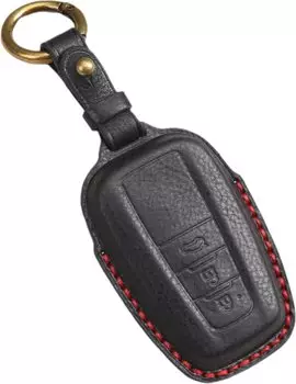 Prius 50 Series Corolla Touring Corolla Cross Early Model Key Cover New RAV4 50 Series Key Case Crown 20 Series Genual Leather Accessory 3D Luxury 3