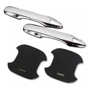 Prius 60 Series Exclusive Front Door Knob Garnish Door Protector Set Door Knob PRIUS 60 Prius Custom Parts Accessories Dress Up TOYOTA M YOURS