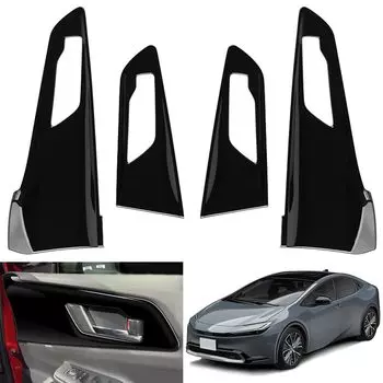 Prius 60 Series Inner Door Handle Panel Interior Panel Interior Parts Custom Garnish Exclusive Design External Product (Black) чёрный