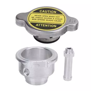 Приварная горловина радиатора с крышкой радиатора 1,1 бар, 30 мм, высокопроизводительная система охлаждения для большинства