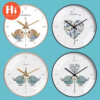 Привет 10-дюймовые настенные часы пластиковые часы домашний декор гостиная спальня бесшумные настенные часы современный художественный дизайн