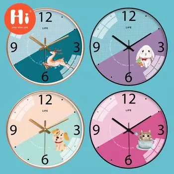 Привет 10-дюймовые настенные часы пластиковые часы домашний декор гостиная спальня бесшумные настенные часы современный художественный дизайн