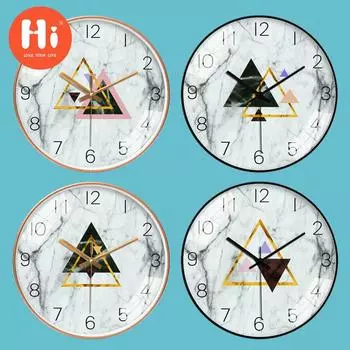 Привет 10-дюймовые настенные часы пластиковые часы домашний декор гостиная спальня бесшумные настенные часы современный художественный дизайн