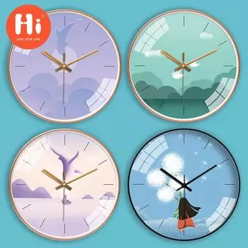 Привет 10-дюймовые настенные часы пластиковые часы домашний декор гостиная спальня бесшумные настенные часы современный художественный дизайн