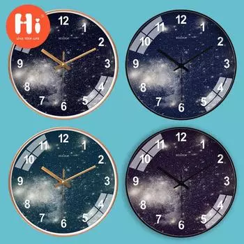 Привет 10-дюймовые настенные часы пластиковые часы домашний декор гостиная спальня бесшумные настенные часы современный художественный дизайн