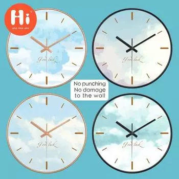 Привет 10-дюймовые настенные часы пластиковые часы домашний декор гостиная спальня бесшумные настенные часы современный художественный дизайн