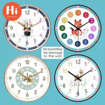 Привет 10-дюймовые настенные часы пластиковые часы домашний декор гостиная спальня бесшумные настенные часы современный художественный дизайн