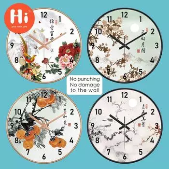 Привет 10-дюймовые настенные часы пластиковые часы домашний декор гостиная спальня бесшумные настенные часы современный художественный дизайн