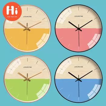 Привет 10-дюймовые настенные часы пластиковые часы домашний декор гостиная спальня бесшумные настенные часы современный художественный дизайн