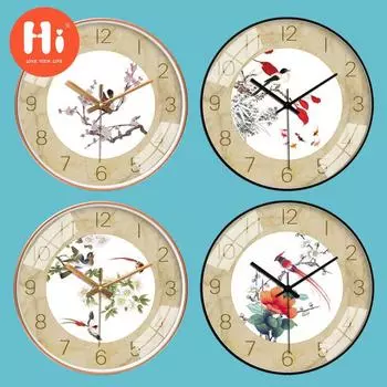 Привет 10-дюймовые настенные часы пластиковые часы домашний декор гостиная спальня бесшумные настенные часы современный художественный дизайн