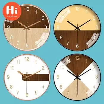 Привет 10-дюймовые настенные часы пластиковые часы домашний декор гостиная спальня бесшумные настенные часы современный художественный дизайн