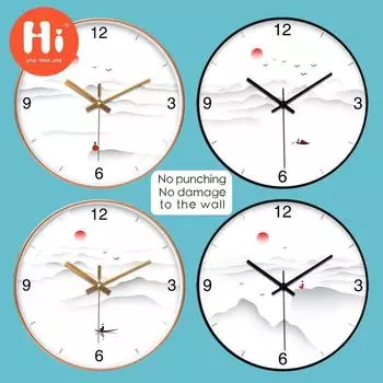 Привет 10-дюймовые настенные часы пластиковые часы домашний декор гостиная спальня бесшумные настенные часы современный художественный дизайн