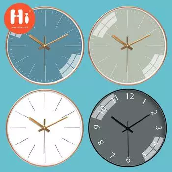 Привет 10-дюймовые настенные часы пластиковые часы домашний декор гостиная спальня бесшумные настенные часы современный художественный дизайн