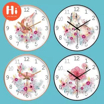 Привет 10-дюймовые настенные часы пластиковые часы домашний декор гостиная спальня бесшумные настенные часы современный художественный дизайн