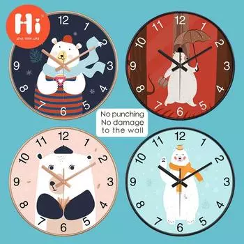 Привет 10-дюймовые настенные часы пластиковые часы домашний декор гостиная спальня бесшумные настенные часы современный художественный дизайн