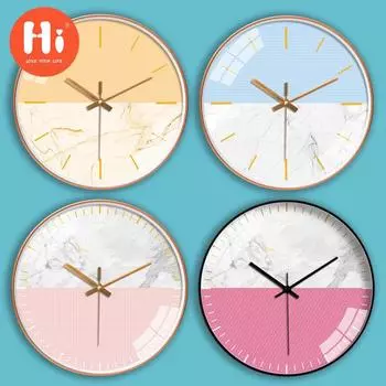 Привет 10-дюймовые настенные часы пластиковые часы домашний декор гостиная спальня бесшумные настенные часы современный художественный дизайн