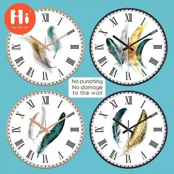 Привет 10-дюймовые настенные часы пластиковые часы домашний декор гостиная спальня бесшумные настенные часы современный художественный дизайн