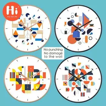 Привет 10-дюймовые настенные часы пластиковые часы домашний декор гостиная спальня бесшумные настенные часы современный художественный дизайн