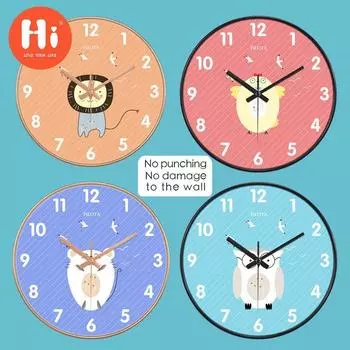 Привет 10-дюймовые настенные часы пластиковые часы домашний декор гостиная спальня бесшумные настенные часы современный художественный дизайн