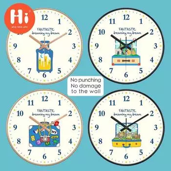 Привет 10-дюймовые настенные часы пластиковые часы домашний декор гостиная спальня бесшумные настенные часы современный художественный дизайн
