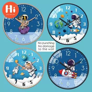 Привет 12-дюймовые настенные часы пластиковые часы домашний декор гостиная спальня бесшумные настенные часы современный художественный дизайн