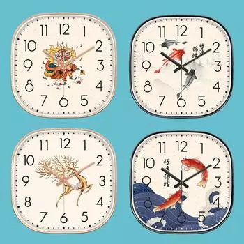 Привет 12-дюймовые настенные часы пластиковые часы домашний декор гостиная спальня бесшумные настенные часы современный художественный дизайн 23