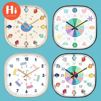 Привет 12-дюймовые настенные часы пластиковые часы домашний декор гостиная спальня бесшумные настенные часы современный художественный дизайн