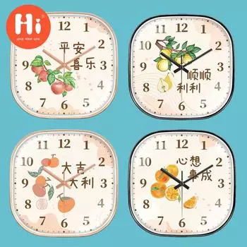Привет 12-дюймовые настенные часы пластиковые часы домашний декор гостиная спальня бесшумные настенные часы современный художественный дизайн