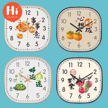 Привет 12-дюймовые настенные часы пластиковые часы домашний декор гостиная спальня бесшумные настенные часы современный художественный дизайн