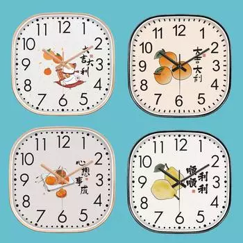 Привет 12-дюймовые настенные часы пластиковые часы домашний декор гостиная спальня бесшумные настенные часы современный художественный дизайн 24