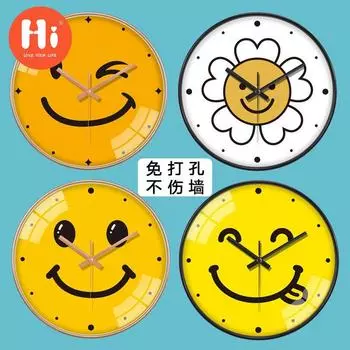 Привет 12-дюймовые настенные часы пластиковые часы домашний декор гостиная спальня бесшумные настенные часы современный художественный дизайн