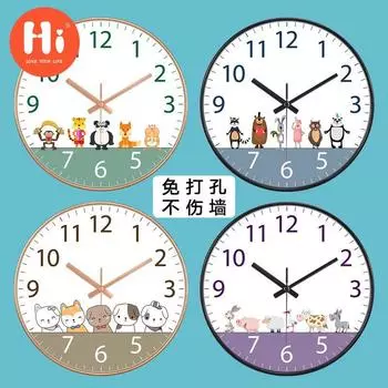 Привет 12-дюймовые настенные часы пластиковые часы домашний декор гостиная спальня бесшумные настенные часы современный художественный дизайн