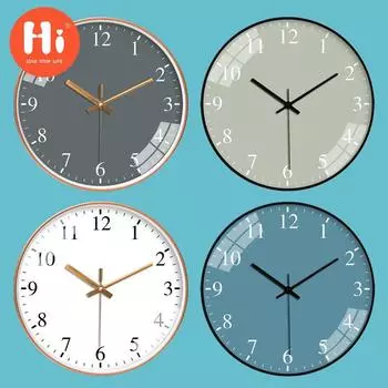 Привет 14-дюймовые настенные часы пластиковые часы домашний декор гостиная спальня бесшумные настенные часы современный художественный дизайн